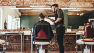 barbershop customer