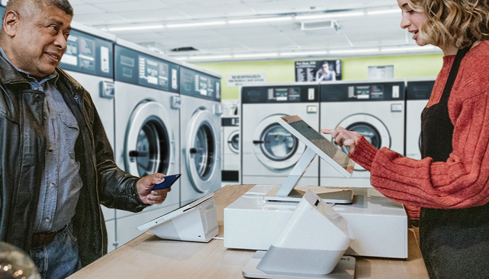 laundromat transaction